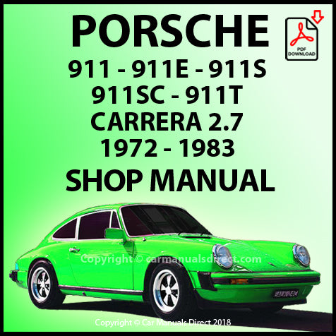 Porsche 912 service manual pdf